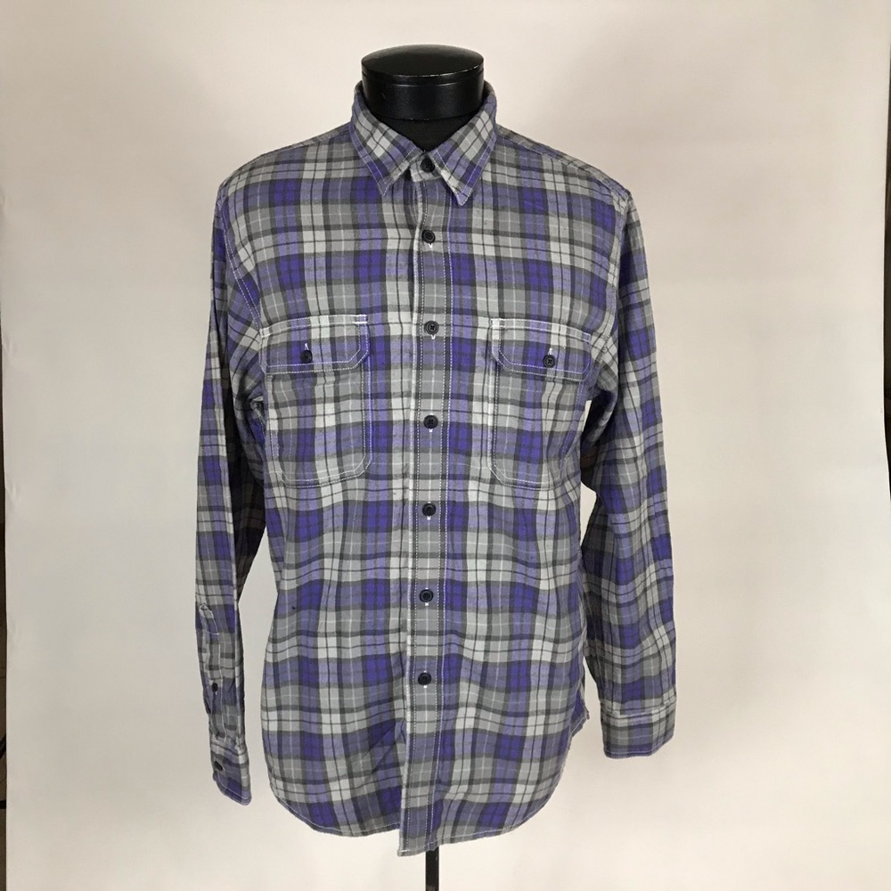 Button down plaid shirt